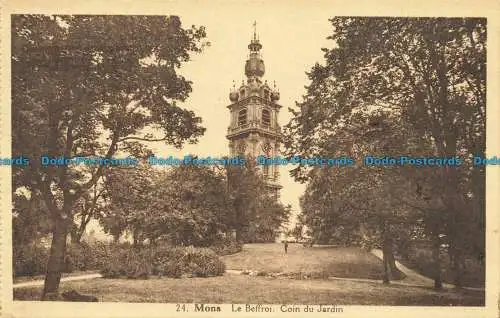 R650289 Mons. Der Glockenturm. Ecke des Gartens. Leon Willame