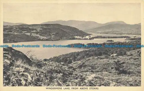 R648512 Windermere Lake. Von oben Storrs. G.P. Abraham