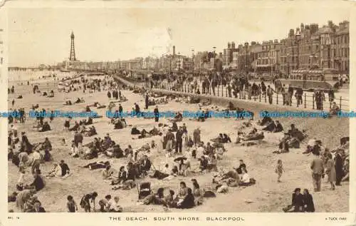 R650333 Blackpool. Der Strand. South Shore. Tuck. 1949