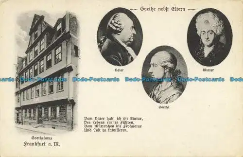 R648565 Goethehaus Frankfurt a.M.M. Jacobs. Multi View