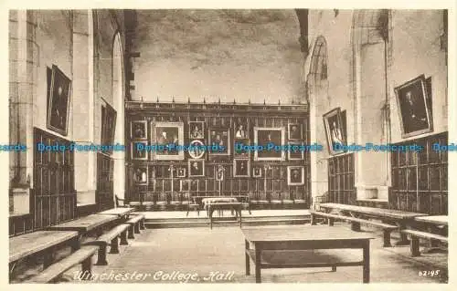 R649042 Winchester College. Halle. F. Frith