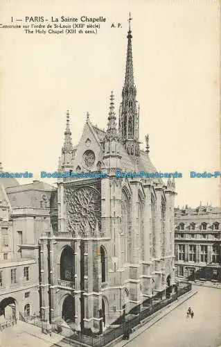 R649657 Paris. Die Heilige Kapelle. A. Papeghin