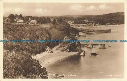 R649059 Saundersfoot. St. Flansche. F. Frith. 1953