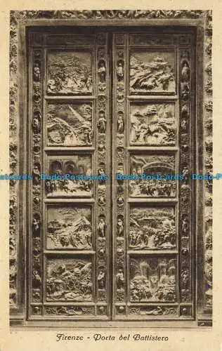 R649667 Florenz. Tür des Baptisteriums. A. Kroketten