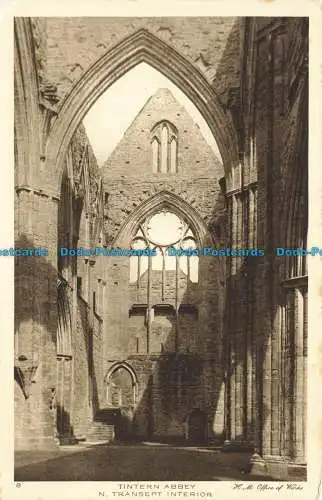 R649679 Tintern Abbey. N. Querschiff innen. H.M. Werksamt. John Swain