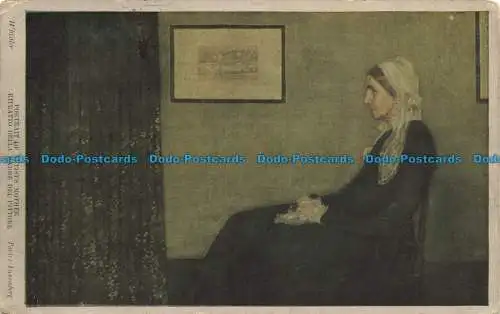 R648624 Paris. Luxemburg. Porträt der Künstler Mutter. Whistler. Medici Society.