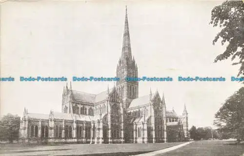 R648626 Kathedrale von Salisbury aus dem Nordosten