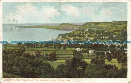 R650412 Sidmouth. Blick vom Salcombe Hill mit Ladram Bay. Bildstatione