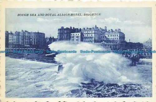 R649115 Brighton. Rough Sea und Royal Albion Hotel. Die Brighton Palace-Serie.