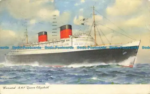 R649125 Cunard R.M.S. Queen Elizabeth. 1959