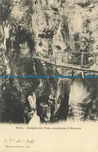 R649728 Gorges du Fier. Umgebung von Annecy. Gilletta. 1904