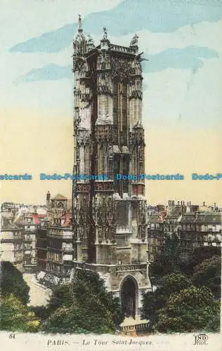 R649755 Paris. Der Turm von Saint Jacques. ND. Foto