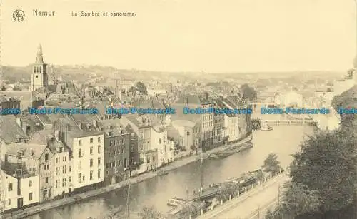 R650463 Namur. La Sambre und Panorama. Nels. Ern. Thill