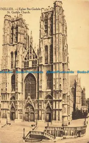 R649770 Brüssel. St. Gudule Kirche. Bogenbogen Bogen