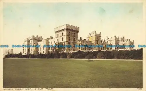 R649206 Windsor Castle Süd- und Ostfront. Photochrom