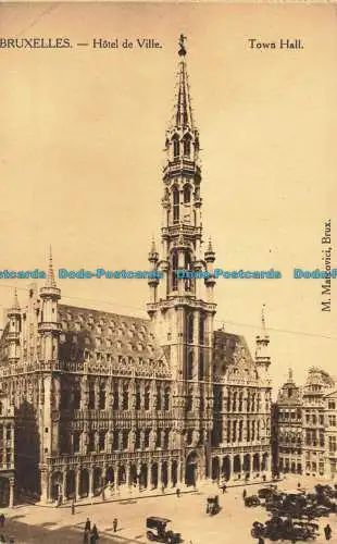 R651122 Brüssel. Rathaus. Herr Marcovici