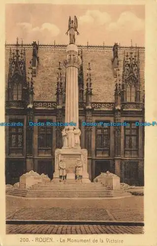 R649834 Rouen. Das Denkmal des Sieges. Der Storch