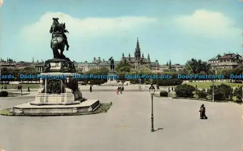 R651164 Wien. Blick auf den Heldenplatz zum Rathaus. H.D.H.Nr. 36