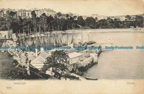 R649268 Tenby. Hafen. 1906