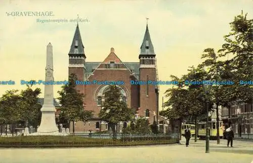 R651188 Gravur. Regentsseplein met Kerk