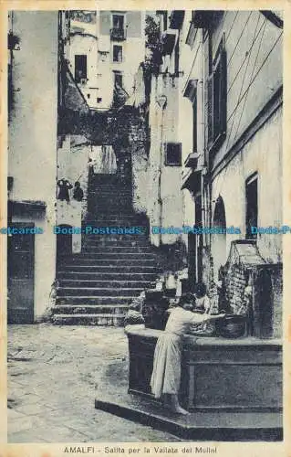 R650584 Amalfi. Aufstieg ins Tal der Mühlen. Antonietta Lucibello