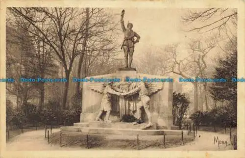 R649287 Les Petits Tableaux de Paris. Das Denkmal für die amerikanischen Freiwilligen K