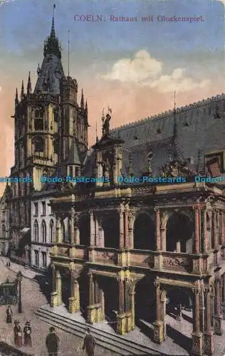 R650625 Coeln. Rathaus mit Glockenspiel. H. Worringen