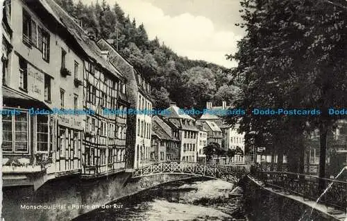 R649334 Monschau Eifel. Teil an der Rur. B. Korr