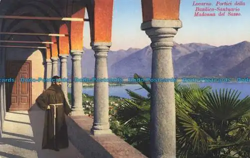 R649336 Locarno. Veranden der Basilika Heiligtum. Madonna del Sasso. Erben Alfr