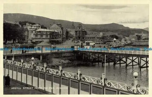 R649354 Dunoon. Argyllstraße vom Pier. J. Lachs