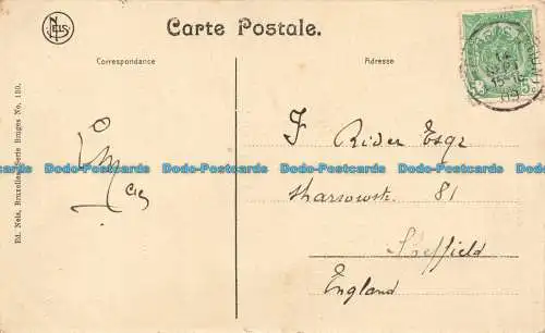 R650013 Brügge. Quai du Rosario. Nels. Nein. 130. 1909