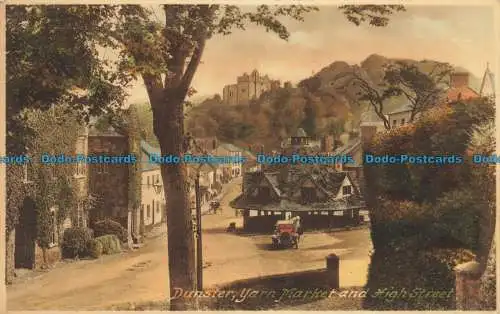 R651377 Dunster. Garnmarkt und High Street. F. Frith. Nein. 69261