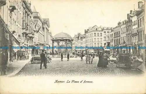 R651387 Namur. La Place d Armes. Postkarte