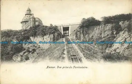 R651388 Namur. Aufnahmeansicht der Standseilbahn