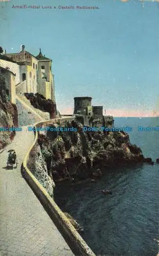 R650074 Amalfi. Hotel Luna und mittelalterliches Schloss. A. Fusco Dipino. Nein. 2