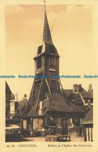 R650831 Honfleur. Glockenturm der Katharinenkirche. C.A.P