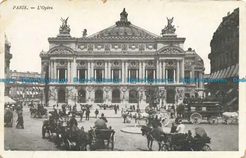 R651455 Paris. L Opera. Postkarte