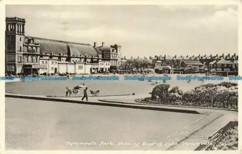 R652130 Tynemouth. Tynemouth Park mit Bootssee. M. und L. National Serie