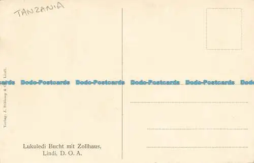 R652133 Lukuledi Bucht mit Zollhaus. Lindi. D.O. A.J. Schlamp