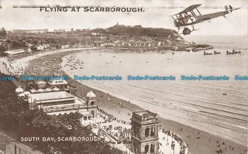 R651489 Scarborough. South Bay. Flaying bei Scarborough. E.T.W. Dennis