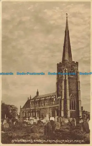 R650874 Kirche St. Wendreda. aus Nordwesten. März. 1914