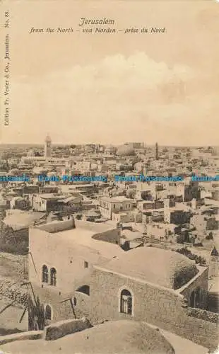 R650180 Jerusalem. aus dem Norden. Fr. Vester. Nein. 88