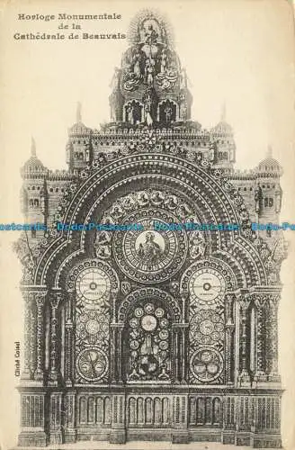 R650182 Monumentale Uhr der Kathedrale von Beauvais