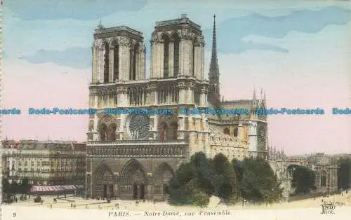 R651505 Paris. Notre Dame. Gesamtansicht. ND. Foto