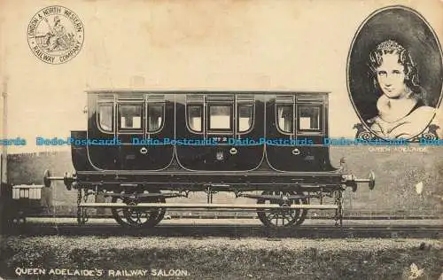 R651516 Queen Adelaide Railway Saloon. Tuck. L.N.W.R. Serie