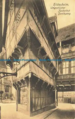 R650921 Hildesheim. Umgestulpter Zuckerhut u. Durchgang. E.B.H.11