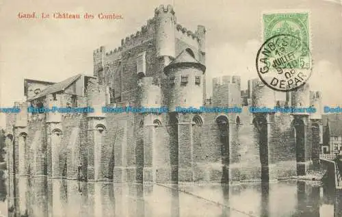 R652200 Gent. Das Schloss der Grafen. 1909