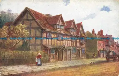 R650943 Stratford on Avon. Shakespeare Geburtshaus. Neu. J. Lachs. W.W. Quatrem