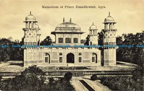 R651558 Agra. Mausoleum von Prinz Etmaddowlah. Rewachand Motumal. Nein. 47