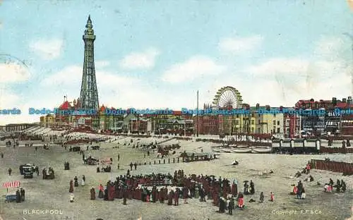 R650239 Blackpool. F.F. Postkarte. 1909